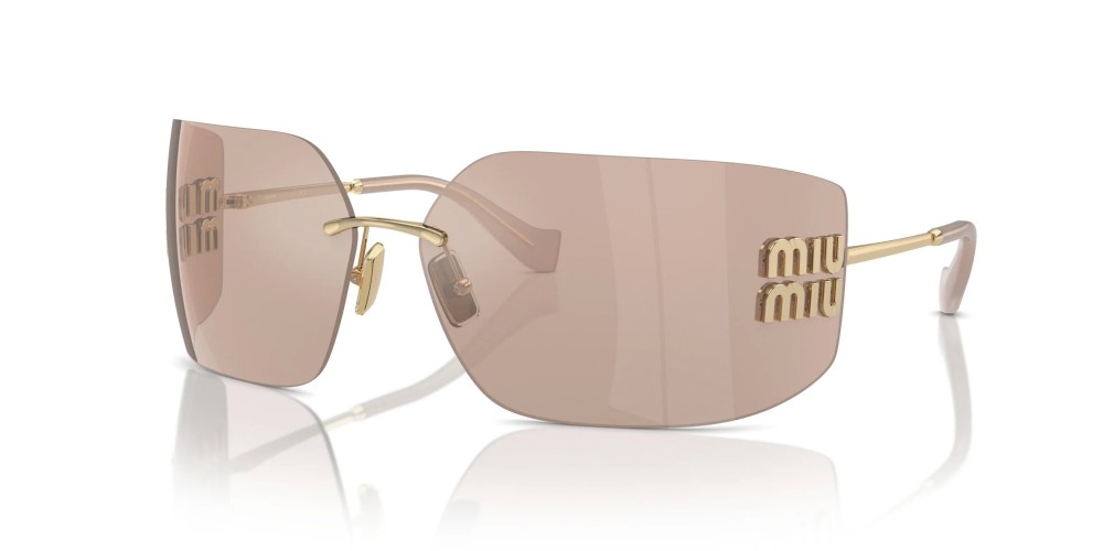 MIU MIU MU 54YS - ZVN20F - 80 Sonnenbrillen Gold Schild
