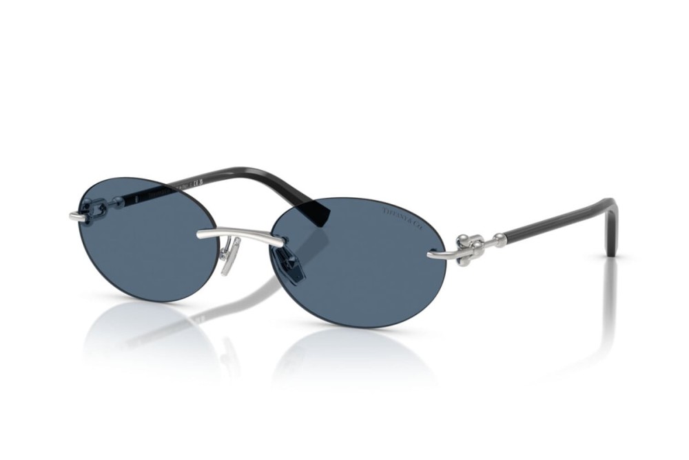TIFFANY & CO. TF3104D - 600180 - 56 Sonnenbrillen Silber Oval