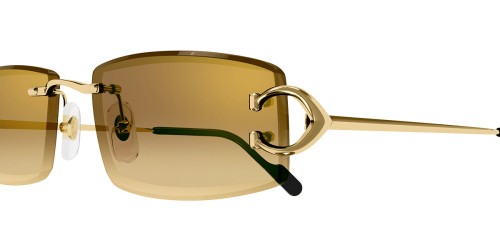 Cartier CT0465S - 004 - 56 Sonnenbrillen Gold Eckig
