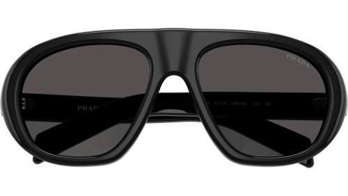 PRADA PR C05S - 16K08Z - 57 Sonnenbrillen Schwarz Pilot (Aviator)
