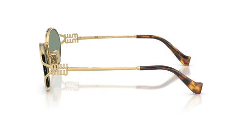 MIU MIU MU 52YS - 5AK04M - 54 Sonnenbrillen Gold Oval