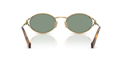 MIU MIU MU 52YS - 5AK04M - 54 Sonnenbrillen Gold Oval