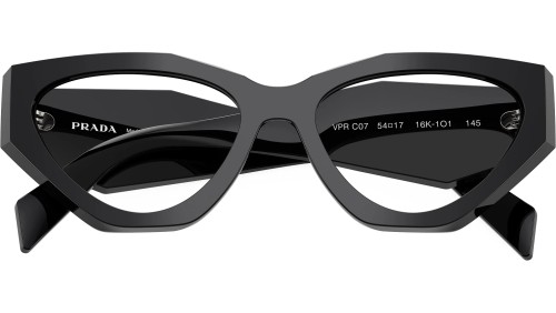 PRADA PR C07V - 16K1O1 - 54 Brillenfassungen Schwarz Cat Eye