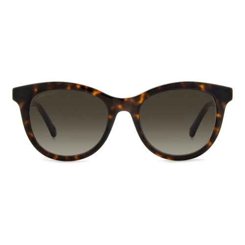 Jimmy Choo ANNABETH/S - 086HA - 51 Sonnenbrillen Havana Kissenform (Abgerundet)