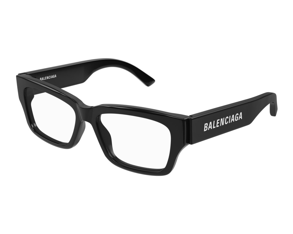 Balenciaga BB0376O - 001 - 54 Brillenfassungen Schwarz Eckig