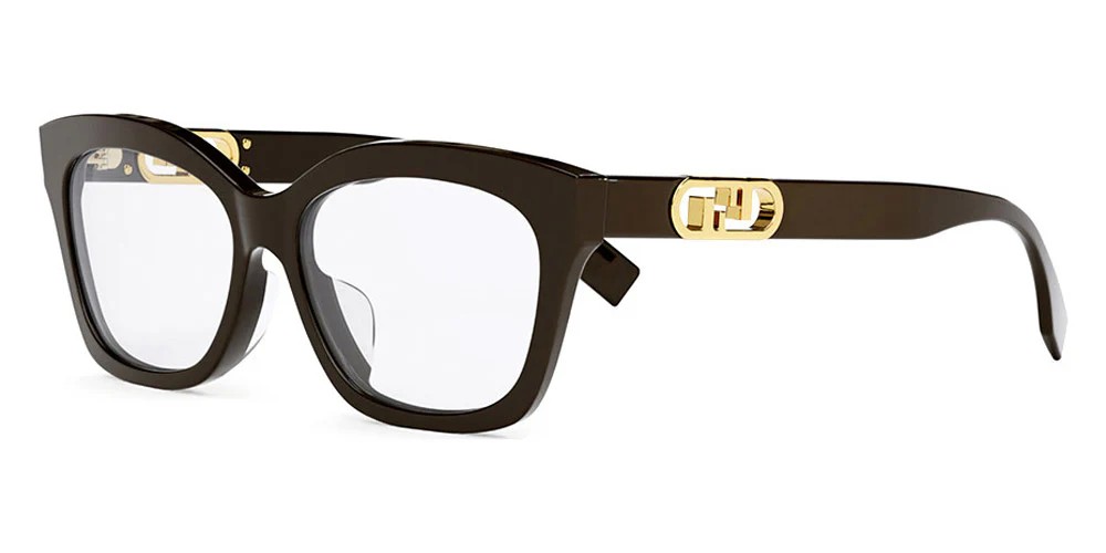 Fendi FE50039I - 050 - 52 Brillenfassungen Braun Kissenform (Abgerundet)