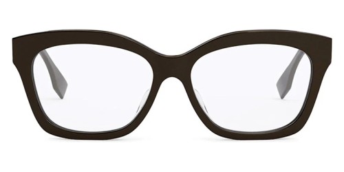 Fendi FE50039I - 050 - 52 Brillenfassungen Braun Kissenform (Abgerundet)