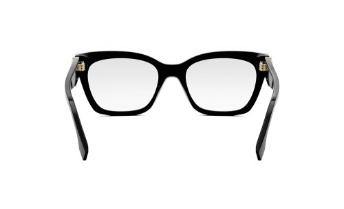 Fendi FE50073I - 001 - 52 Brillenfassungen Schwarz Eckig