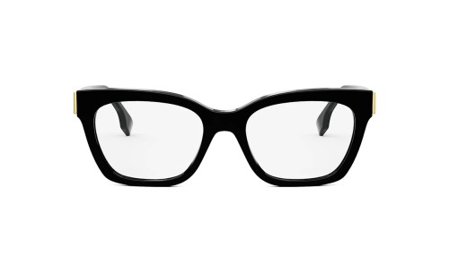 Fendi FE50073I - 001 - 52 Brillenfassungen Schwarz Eckig