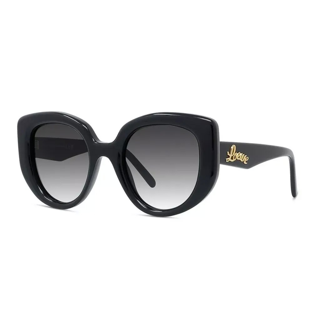 Loewe LW40100I - 01B - 49 Sonnenbrillen Schwarz Schmetterling