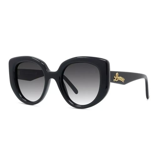 Loewe LW40100I - 01B - 49 Sonnenbrillen Schwarz Schmetterling