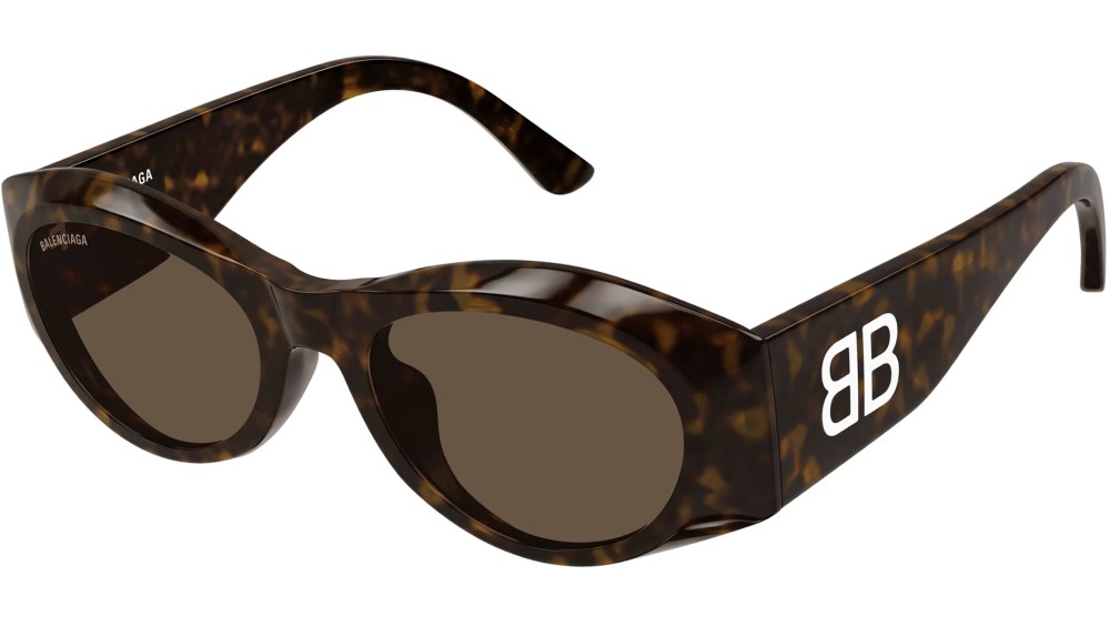 Balenciaga BB0396SK - 002 - 55 Sonnenbrillen Oval