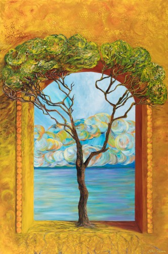 Fanni Mikó - Gemälde - BREAKTHROUGH - 2024, ACRYLIC, CANVAS - 100 X 150