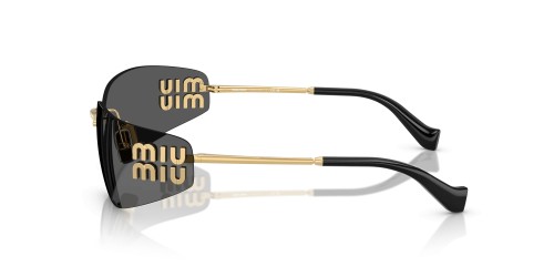 MIU MIU MU A51S - 5AK5S0 - 75 Sonnenbrillen Gold Schild