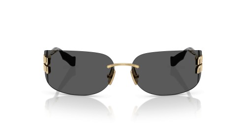 MIU MIU MU A51S - 5AK5S0 - 75 Sonnenbrillen Gold Schild