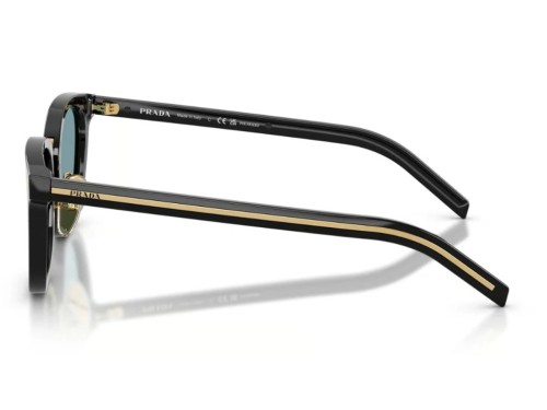 PRADA PR C01SD - 16K04D - 52 - MIT POLARISIERTEN GLÄSERN Sonnenbrillen Schwarz Cat Eye