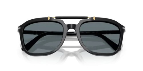 Persol PO0203S - 95/3R - 57 - MIT POLARISIERTEN GLÄSERN Sonnenbrillen Schwarz Eckig