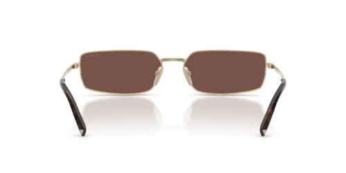 PRADA PR A60S - ZVN80T - 59 Sonnenbrillen Hellgold Rechteck