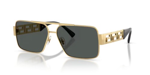 VERSACE VE2290 - 100287 - 61 Sonnenbrillen Gold Rechteck