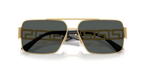 VERSACE VE2290 - 100287 - 61 Sonnenbrillen Gold Rechteck