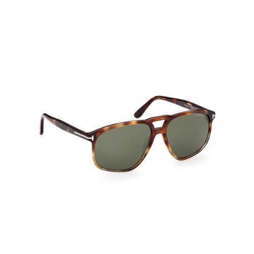 Tom Ford FT1000 PIERRE-02 - 56N - 58 Sonnenbrillen Havanna Pilot (Aviator)