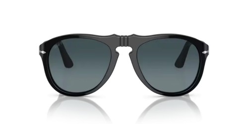 Persol PO0649 - 95/S3 - 56 - MIT POLARISIERTEN GLÄSERN Sonnenbrillen Schwarz Pilot (Aviator)