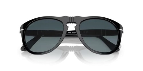 Persol PO0649 - 95/S3 - 56 - MIT POLARISIERTEN GLÄSERN Sonnenbrillen Schwarz Pilot (Aviator)
