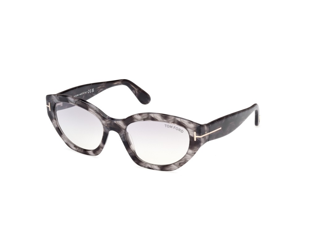Tom Ford FT1086 PENNY - 55C - 55 Sonnenbrillen Havanna Cat Eye