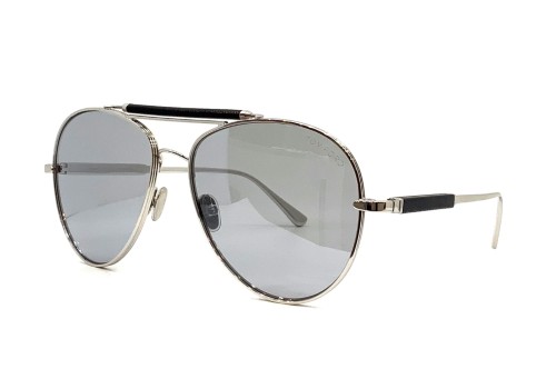 Tom Ford TOM N.16-Private Collection - 18D - 60 - MIT PHOTOCHROMEN GLÄSERN Sonnenbrillen Silber Pilot (Aviator)