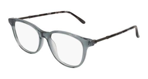 Bottega Veneta BV0136O - 005 - 51 Brillenfassungen Silber Kissenform (Abgerundet)