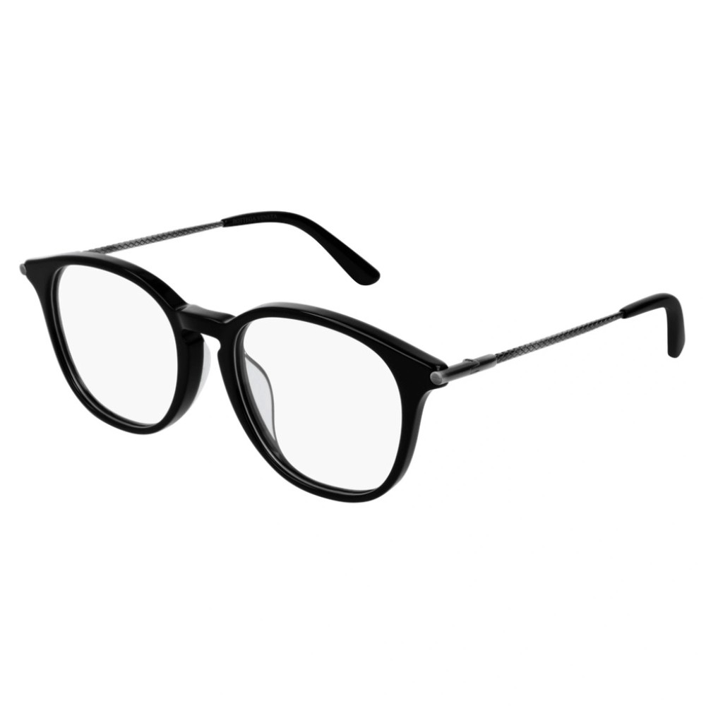 Bottega Veneta BV0200OA - 001 - 53 Brillenfassungen Schwarz Kissenform (Abgerundet)