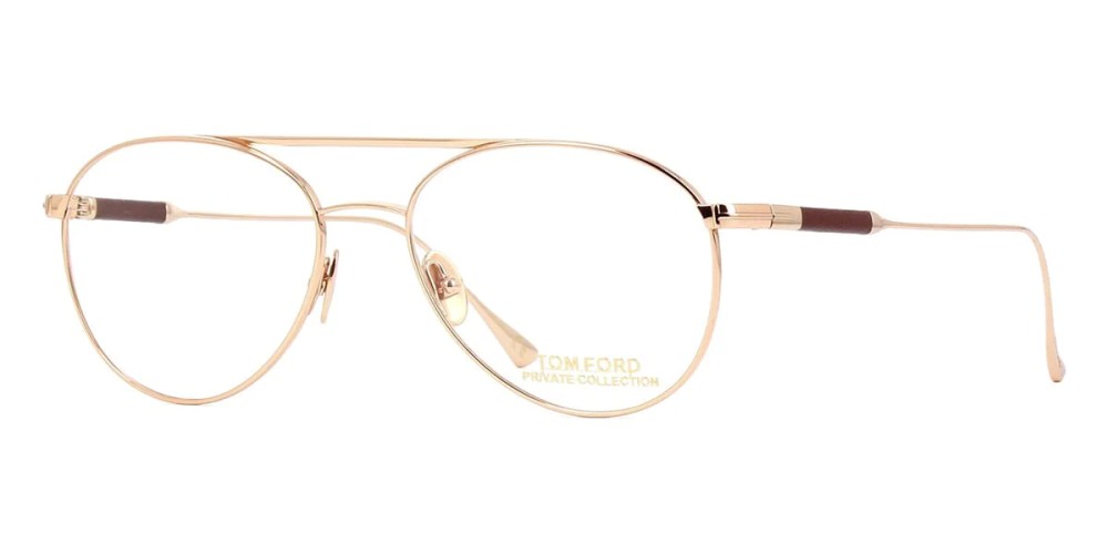 Tom Ford FT5716-Private Collection - 028 - 54 Brillenfassungen Roségold Pilot (Aviator)