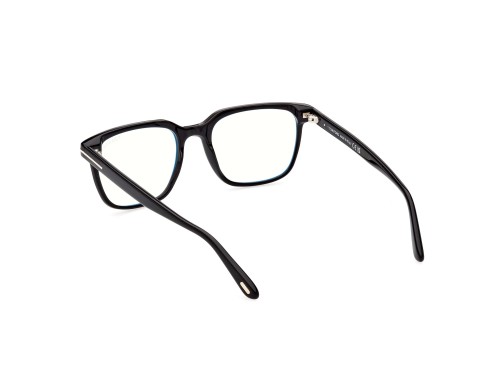 Tom Ford FT5818-B - 001 - 51 - MIT BLAU-VIOLETTEM LICHTFILTER-GLÄSERN Brillenfassungen Eckig