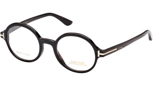 Tom Ford FT5850-Private Collection REAL HORN - 063 - 47 Brillenfassungen Rund