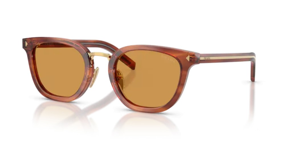PRADA PR C01SD - 27F60F - 52 - MIT PHOTOCHROMEN GLÄSERN Sonnenbrillen Havanna,Kognak Cat Eye