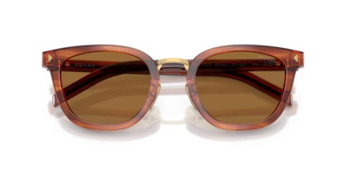 PRADA PR C01SD - 27F60F - 52 - MIT PHOTOCHROMEN GLÄSERN Sonnenbrillen Havanna,Kognak Cat Eye