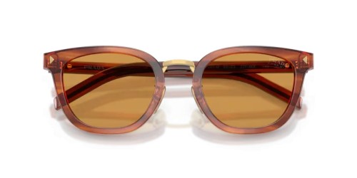 PRADA PR C01SD - 27F60F - 52 - MIT PHOTOCHROMEN GLÄSERN Sonnenbrillen Havanna,Kognak Cat Eye