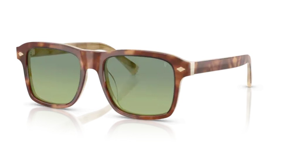 BRUNELLO CUCINELLI BC4014S - 10064M - 53 Sonnenbrillen Havanna Rechteck