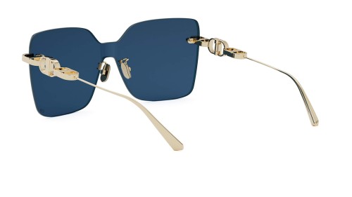 Dior CD CHAIN M1U - B0B0 D - 140 Sonnenbrillen Gold Eckig