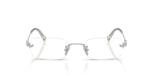 MIU MIU MU 50YV - 1BC1O1 - 52 Brillenfassungen Silber Rechteck