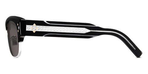 Dior CD DIAMOND C1U - 13A0 N - 55 Sonnenbrillen Browline (Augenbrauenlinie)