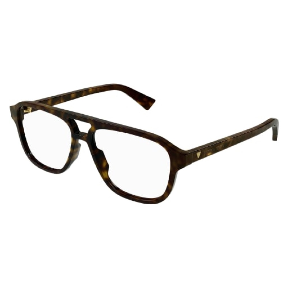 Bottega Veneta BV1294O - 002 - 56 Brillenfassungen Havanna Pilot (Aviator)