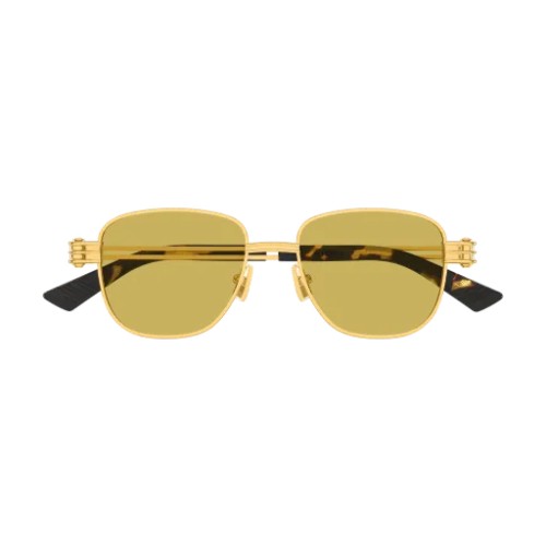 Bottega Veneta BV1380S - 002 - 51 Sonnenbrillen Gold Eckig