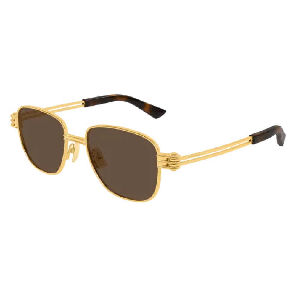 Bottega Veneta BV1380S - 003 - 51 Sonnenbrillen Gold Eckig