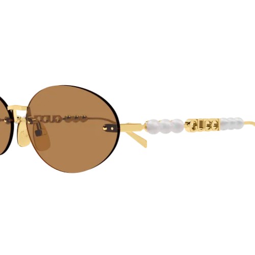 Gucci GG1922S - 003 - 62 Sonnenbrillen Gold Oval