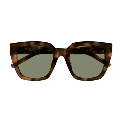 Saint Laurent SL M143 - 003 - 51 Sonnenbrillen Havanna Eckig