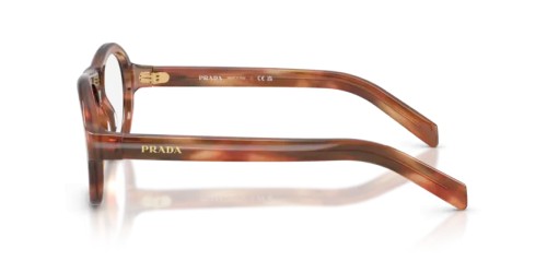 PRADA PR C12V - 24G1O1 - 54 Brillenfassungen Gestreift Eiche Kissen