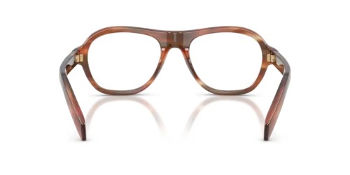 PRADA PR C12V - 24G1O1 - 54 Brillenfassungen Gestreift Eiche Kissen
