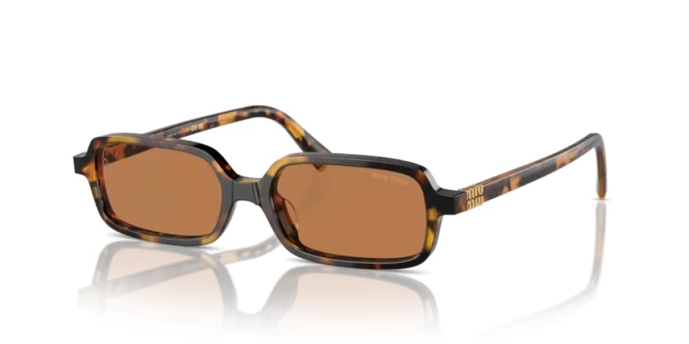 MIU MIU MU 11ZS - VAU2Z1 - 51 Sonnenbrillen Honig Havanna Rechteck
