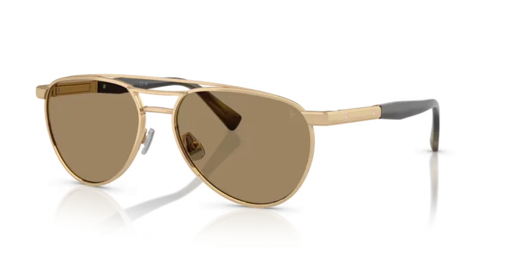 BRUNELLO CUCINELLI BC2007SM - 501653 - 56 - VERGOLDET (GOLD PLATED) Sonnenbrillen Pilot (Aviator)